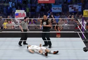 CR7 Tantang The Rock Tarung di Atas Ring