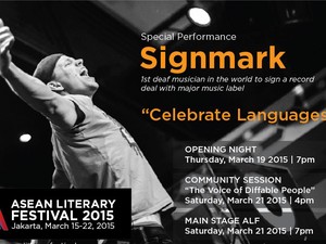 Ini Dua Penampil Spesial di Malam Pembukaan ASEAN Literary Festival 2015