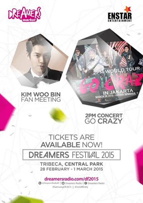 Diskon Spesial untuk Pembelian Tiket Fanmeeting Kim Woo Bin dan Konser 2PM di Jakarta!