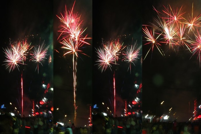 Cetar Membahana! Kembang Api Imlek di Kepulauan Meranti