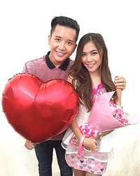 Mereka merayakan hari kasih sayang Valentine bersama. (Instagram/Rangga Moela)