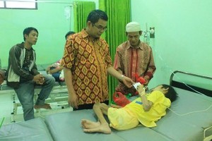 Akhirnya, Raju Remaja Gizi Buruk Asal Sukabumi Dibawa ke Rumah Sakit