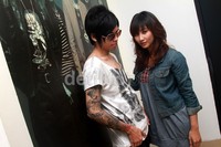 Pose Axel dan Melody di depan kamera. Gus Mun/detikHOT.