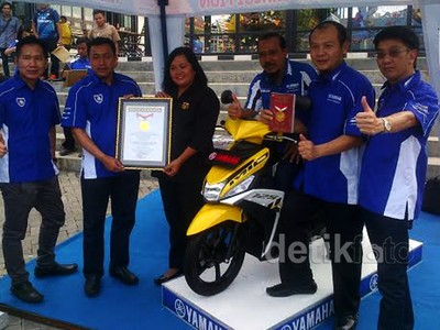 Yamaha Mio M3 Masuk Rekor Muri