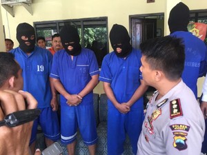 Begal Motor Geng Residivis Disikat Polres Brebes