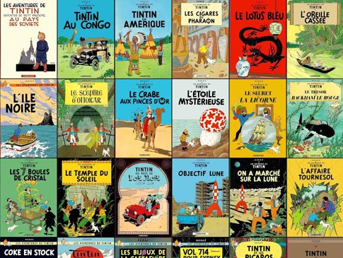 Ratusan Benda tentang Tintin Dilelang di Paris