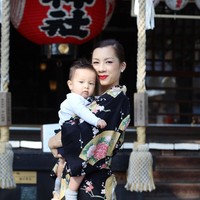Jenn bersama Kenji. (Instagram/Jennifer Bachdim)