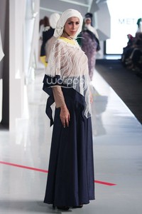 Mizan by Misan Kopaka Metamofoz. Fashion Parade Moslem Wear Next Level Purity. Indonesia Fashion Week 2015 at Jakarta Convention Center. Senayan. Jakarta. [Foto: Mohammad Abduh/Wolipop]