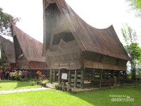 Get Sketsa Rumah Adat Batak Toba PNG