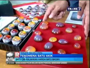 Setelah Bacan, Kini Batu Obi Asal Ternate Banyak Diminati