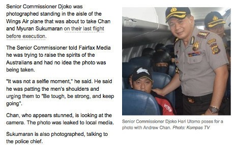 Foto Bareng Duo Bali Nine Disorot, Kapolresta Denpasar: Saya Terganggu