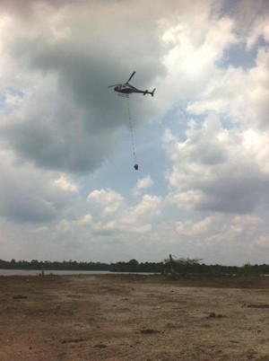 Satgas Bencana Asap Kerahkan 2 Heli atasi Kebakaran Hutan dan Lahan di Riau