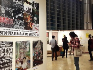 Pameran #SeniLawanKorupsi Sukses Dipadati Pengunjung