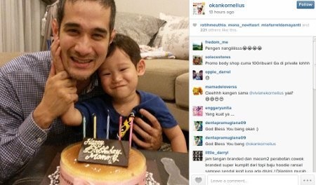 Digugat Cerai, Okan Cornelius Tetap Perhatian di Hari Ulang Tahun Viviane