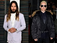 Penampilan sebelum dan sesudah Jared Leto mengubah penampilannya. Pascal Le Segretain/Getty Images/detikFoto.