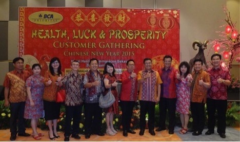 BCA Jalin Kebersamaan dengan Nasabah di Momen Imlek