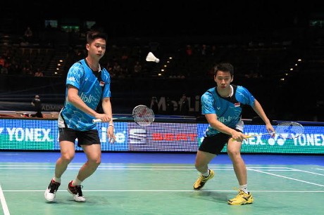 Gideon/Kevin Tembus Perempatfinal