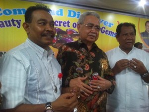 Pecinta Batu Beri Gubernur Aceh Batu Cempaka Madu dan Black Jade