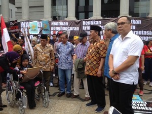 Di Depan MK, Aktivis Antikorupsi Beri Mandat Tim 9 Setop Kriminalisasi KPK