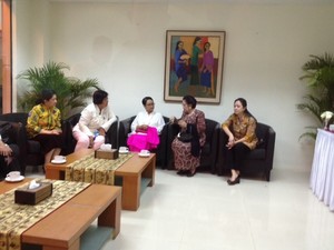 Menteri Perempuan Kabinet Jokowi Kumpul di TIM Dengarkan Pidato Mega