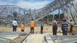 Korban Tewas Robohnya Proyek Hanggar di Makassar Bertambah Jadi 5 Orang