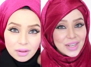 Tutorial Hijab dengan Shimmer Scarf untuk Tampil Simpel
