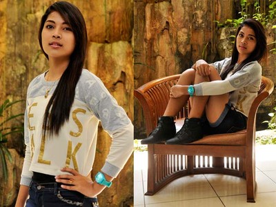 Ninih Penjual Getuk Bergaya dengan Hot Pants