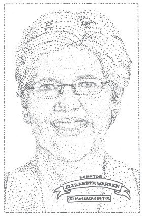 Merayakan Perempuan di Kongres, Seniman Ini Bikin Lukisan Potret