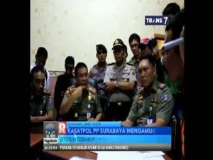 Kasatpol PP Surabaya Mengamuk