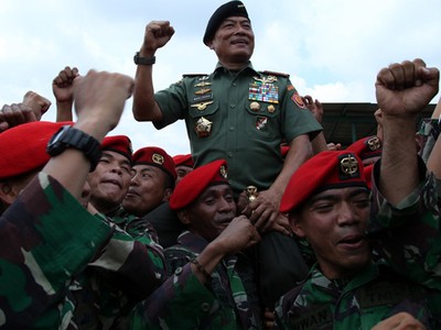 Panglima TNI Sidak ke Grup 1 Kopassus