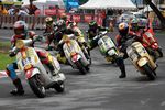 Aksi Kutu Racing Team di Balapan Vespa