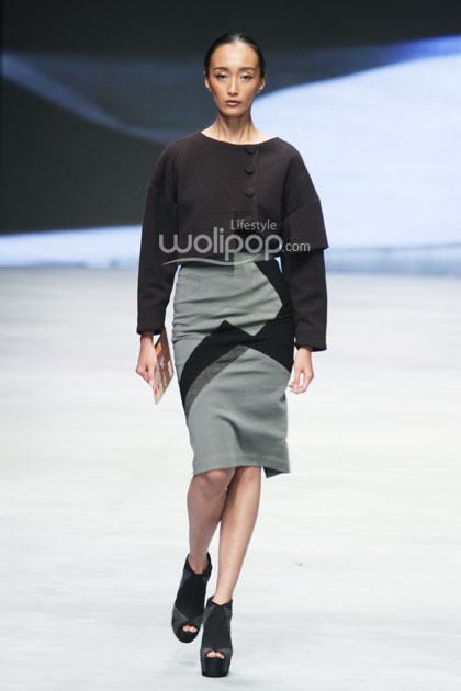 Sofie. BNI Present Urban Digger. Indonesia Fashion Week 2015 at Jakarta Convention Center. Senayan. Jakarta. [Foto: Mohammad Abduh/Wolipop]