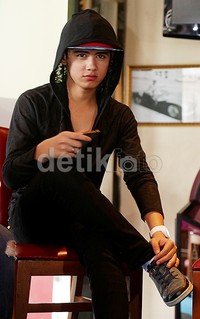 Aliando saat ditemui di peluncuran aplikasi Hush di Cilandak Town Square, Jakarta Selatan, Kamis (12/3/2015). Asep Syaifullah/detikHOT.