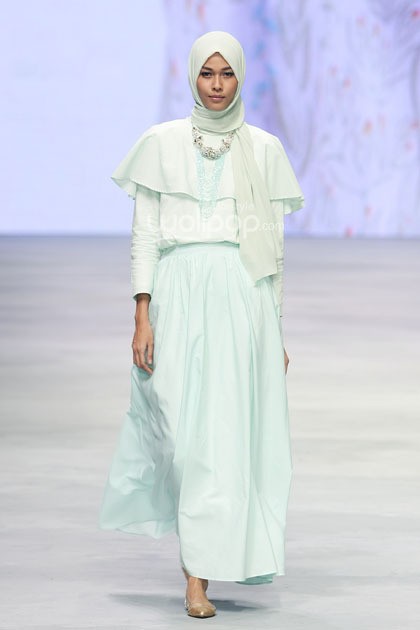 Daily by Ria Miranda Dahayu. Indonesia Fashion Week 2015 at Jakarta Convention Center. Senayan. Jakarta. [Foto: Mohammad Abduh/Wolipop]