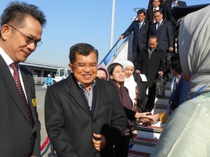 Tiba di Jepang, Wapres JK Langsung Kena Macet