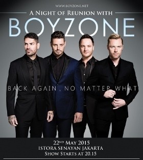 Tiket Presale Konser Reuni Boyzone di Jakarta Habis dalam Seminggu