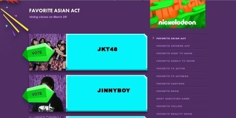 Yuk, Dukung JKT48 di Kids Choice Awards 2015!
