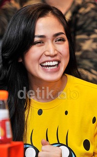 Ia tetap terlihat sumringah. Pool/Noel/detikFoto.