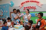 So Cute! Pesta Ultah Anak Ayu Dewi yang Serba Doraemon