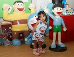 So Cute! Pesta Ultah Anak Ayu Dewi yang Serba Doraemon