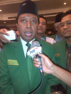 Buka Rakornas, Romi Sentil PPP Djan Faridz dan Hakim Teguh