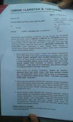 Contoh Buat Surat Somasi - Home Design Studio