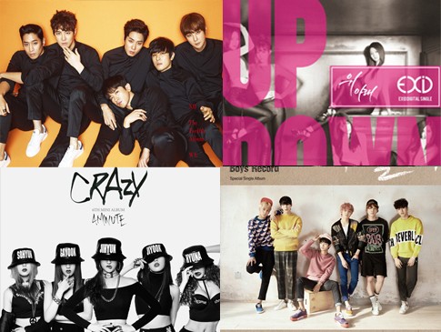 VIXX Meroket, Shinhwa Merangkak Naik di Chart