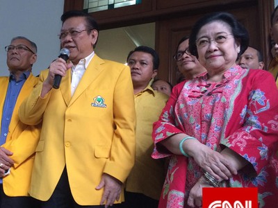 Agung Laksono Bertemu Megawati