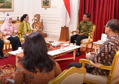 Komisioner Komnas Perempuan Temui Jokowi