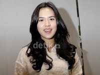 Raisa terlihat cantik tampil natural. Pool/Palevi S/detikFoto.