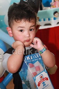 Pipinya yang chubby terlihat merah merona. Pool/Gus Mun/detikFoto.