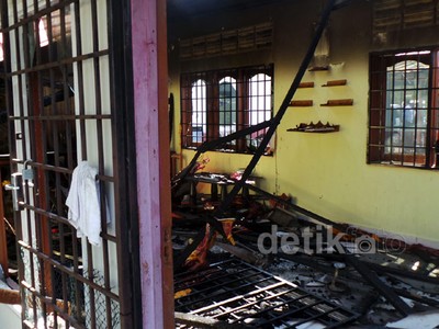 Begini Kondisi Rumah yang Kejatuhan Pesawat Jupiter
