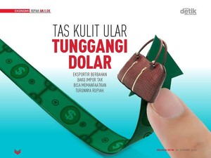 Tas Kulit Ular Tunggangi Dolar