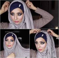 cara memasang headpiece hijab